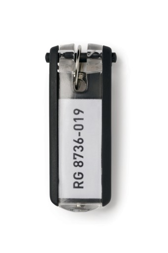 Zawieszki do kluczy DURABLE czarne 6 sztuk