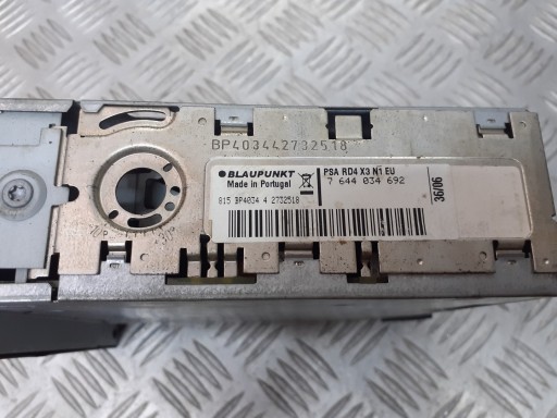 RADIO FABRYCZNE CD CITROEN C5 I