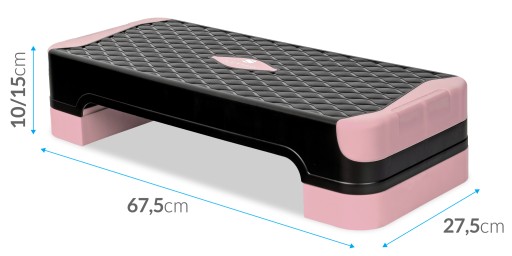 STEP для фитнес-аэробики, 2 шага, BALANCE TRAINER, модульная ПЛАТФОРМА