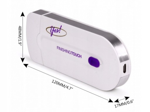 DEPILATOR TRYMER GOLARKA FINISHING TOUCH LED PRO