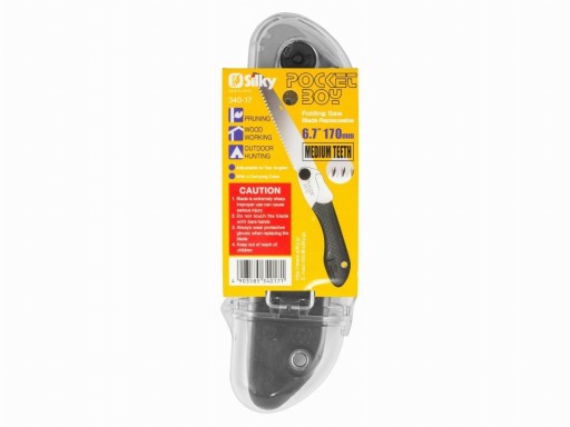 Piła Silky Pocketboy 170-10, stal SK4, 170mm, kompaktowa, etui