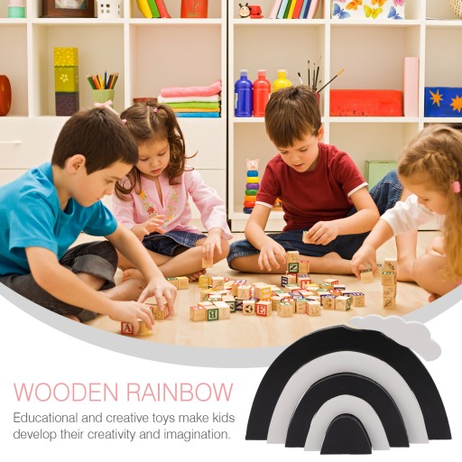 Rainbow Stacking Toy Building Blocks Moduł