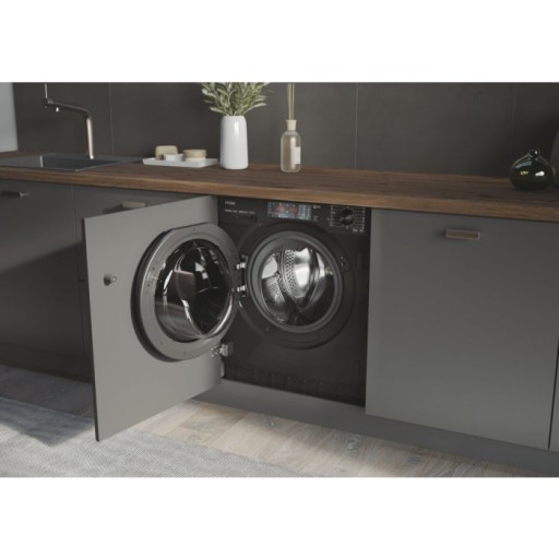 Pralko suszarka do zabudowy Haier HWDQ90B416FWBB-S 9/5kg 1600 Para Czarna