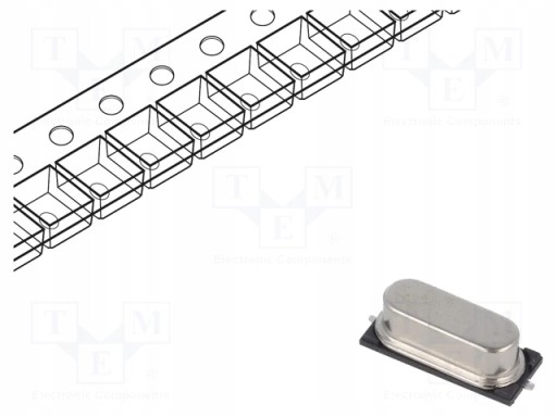 Кварц резонатор 20 МГц 10ppm 18pf SMD 12,7x4,8x3,8 мм