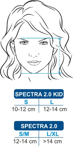 Полнолицевая маска для дайвинга детская Aqua Speed ​​Spectra Kid размера. л