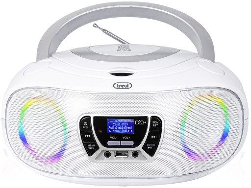БУМБОКС DAB РАДИО CD MP3-ПЛЕЕР USB-будильник с ЖК-дисплеем