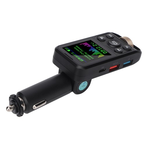 Bluetooth FM-передатчик 12–24 В, комплект громкой связи для телефонных звонков, автомобильное зарядное устройство Bluetooth a