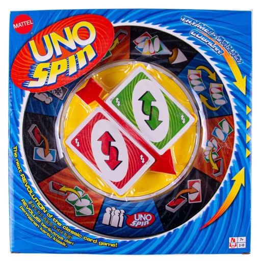 UNO Games SPIN Карточная настольная игра Семейное забавное развлечение Игра в покер