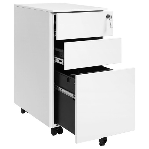 ШКАФ-КОНТЕЙНЕР SONGMICS, БЕЛЫЙ 60 x 39 x 52 см