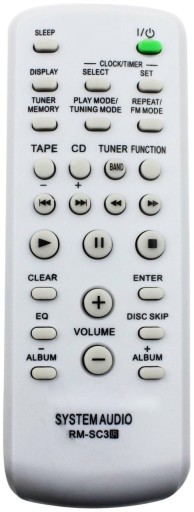 ЗАМЕНА ПУЛЬТА ДЛЯ SONY RM-SC50 RM-SC5 CMT-EH10
