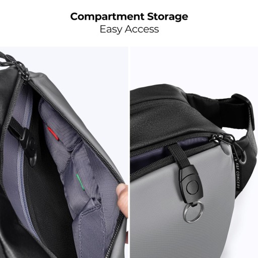 K&F Waist Bag, фотографическая сумка через плечо для городского фотооборудования