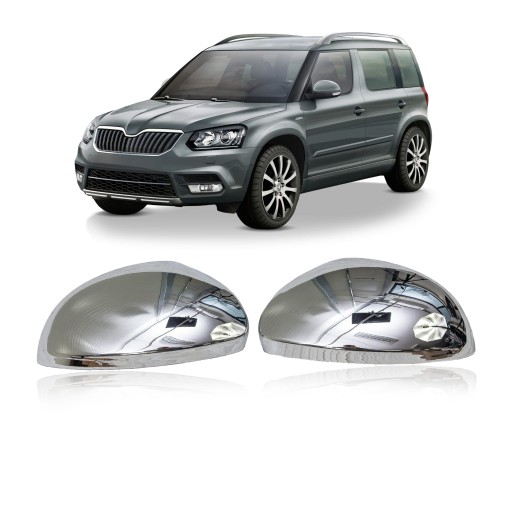 VW TIGUAN I 5N 2007-2018 ДЕКОРАТИВНЫЕ НАКЛАДКИ НА ЗЕРКАЛА