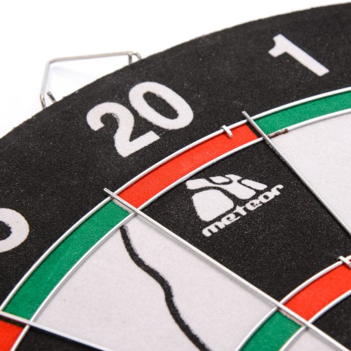 ДОСКА METEOR DART BOARD 17 дюймов, 6 дротиков, двусторонняя