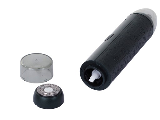 TRYMER DO NOSA UCHA USZU BRWI GOLARKA DLA MĘŻCZYZN 2w1 AKU USB 3W NASADKI