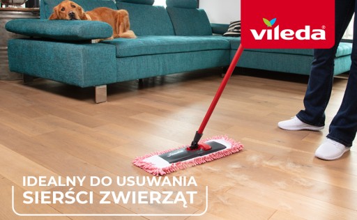 VILEDA PET PRO HAIR И НАСАДКА ДЛЯ ВОЛОС ДЛЯ ПЛОСКОЙ ШВАБРЫ SUPER PUCER STYLE