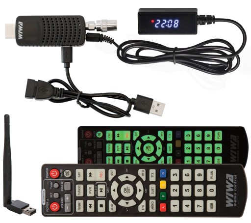 HEVC DVB-T2 НАземный ТВ-ДЕКОДЕР + АНТЕННА WIFI