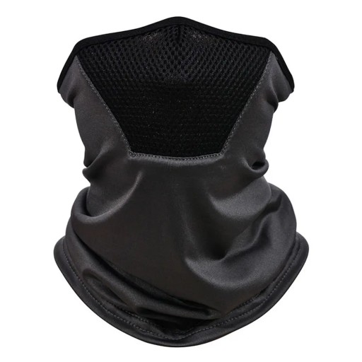 Face Scarves Neckline Mask Mesh Solid Color Ice Silk Summer Sunscreen Mask