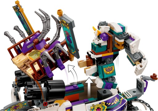 LEGO MONKIE KID 80043 ЖЕЛТЫЙ СЛОН С БЫВОМ