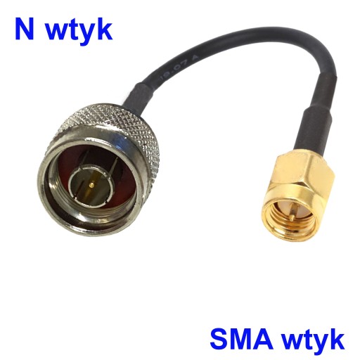 Вилка Pigtail N / вилка SMA 2 м