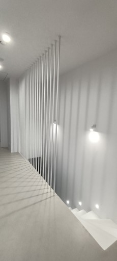 БЕЛАЯ трубка RAL, диаметр 25 мм, 275 см для балюстрад.