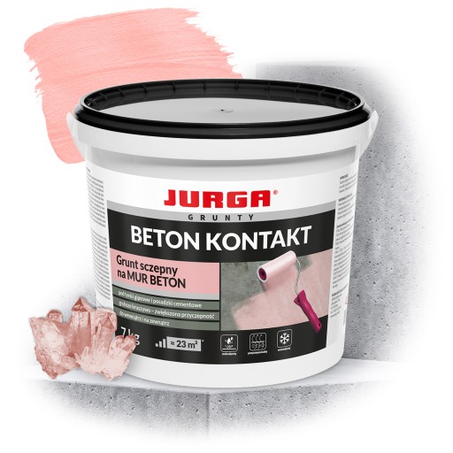 JURGA BETON KONTAKT GRUNT SCZEPNY NA MUR I BETON 7KG