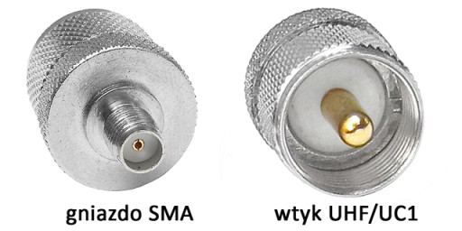 RF адаптер SMA/gn-UHF/UC1/wt 50 Ом