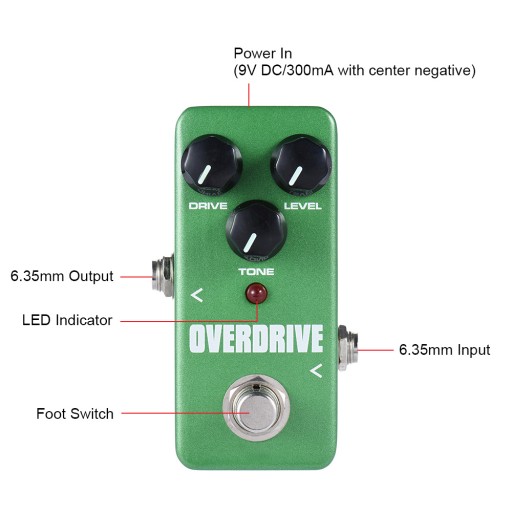 KOKKO FOD3 Mini Overdrive Pedal Portable Guitar