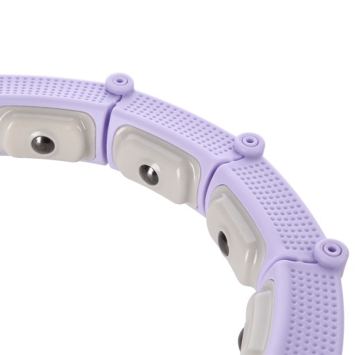 HULA HOP VIOLET Z MAGNESAMI I OBCIĄŻNIKIEM + LICZNIK HMS HHM14