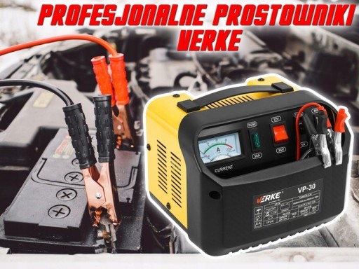 PROSTOWNIK SAMOCHODOWY DO AKUMULATORÓW 12V 24V 20A ŁADOWARKA AKUMULATORA