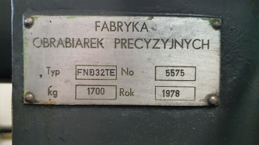 Фрезерный станок AVIA FND 32TE после ремонта