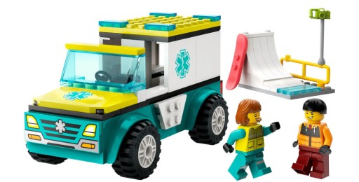 LEGO 60403 Городская скорая помощь и сноубордист