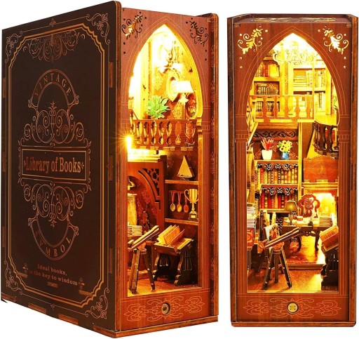 Деревянные подставки для книг 3D-пазлы