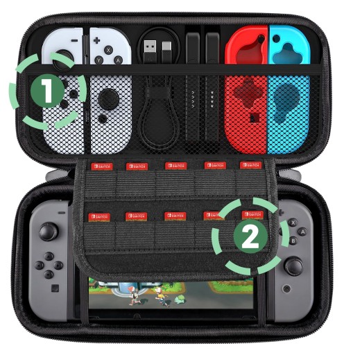 ЧЕХОЛ ДЛЯ NINTENDO SWITCH OLED POKEMON BULBASAUR