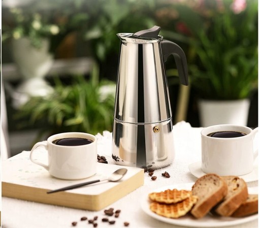 Кофейник Moka Pot из нержавеющей стали 300мл