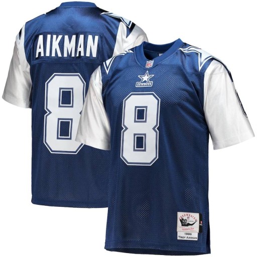 Hot Dallas Cowboys Aikman Футболка Топ Джерси Ретро Спорт