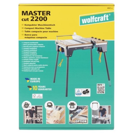 МАШИНА WOLFCRAFT MASTER CUT 2200 И РАБОЧИЙ СТОЛ