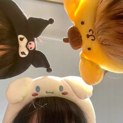 Кавайная повязка для волос Sanrio My Melody Kuromi Cinn