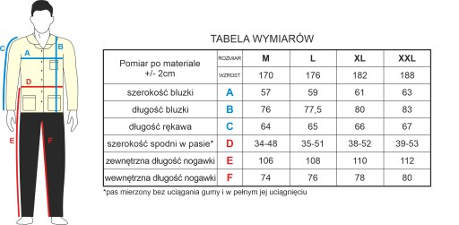 Мужская пижама на молнии M-Max NORBERT, синяя, XL