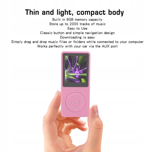 СПОРТИВНЫЙ МУЗЫКАЛЬНЫЙ ПЛЕЕР MINI WALKMAN MP4