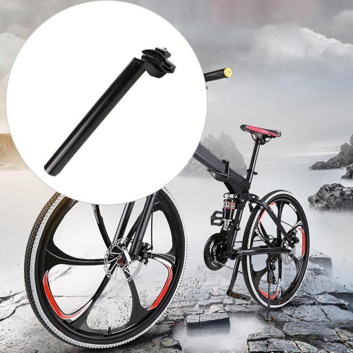 Solidna sztyca rowerowa 27,2 x 250 mm Sztyca podsiodłowa z regulowanym kątem, uniwersalna
