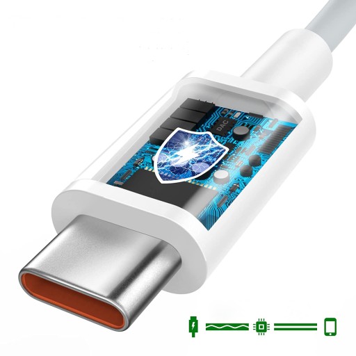 Кабель USB-C для Xiaomi 15, 16, 17, Poco, Redmi 13, 14, 15, Note 13, 14, 15 Pro, 120 Вт