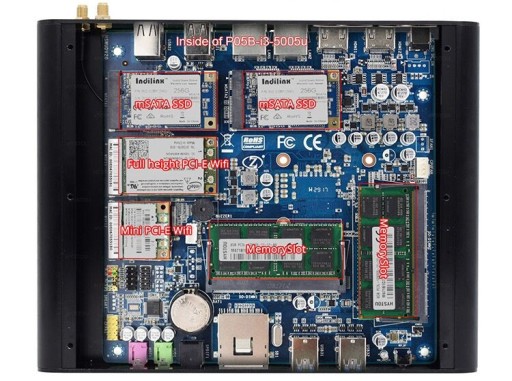 Komputer przemysłowy X29C i5-5200U RS232 16/1TB