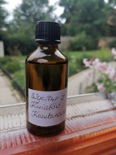 WYCIĄG Z KWIATÓW KASZTANOWCA HEMOROIDY ZAKRZEPICA BÓL STAWÓW 50ML