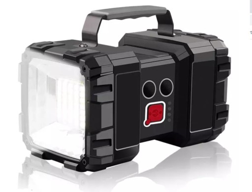 LATARKA AKUMULATOROWA SZPERACZ LAMPA LED USB POWER BANK LEKKA 7 TRYBÓW