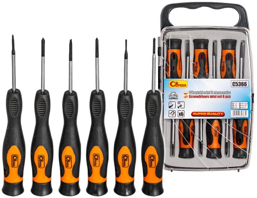 ZESTAW WKRĘTAKÓW PRECYZYJNYCH C5366 RICHMANN 6MINI