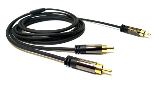 Кабель NAKAMICHI 1RCA-2RCA для сабвуфера, тип Y, 5м