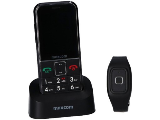 Телефон MAXCOM Comfort MM735 + браслет SOS