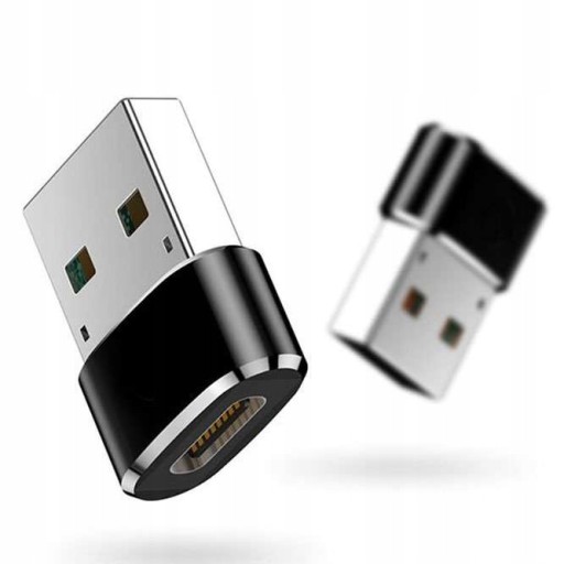 АДАПТЕР USB НА TYPE-C АДАПТЕР ЧЕРНЫЙ USB-C