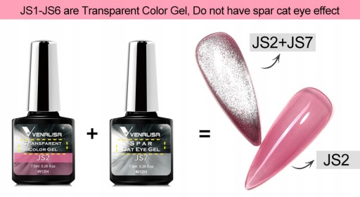 Venalisa Transparent Gel Polish Varnishes Hyb
