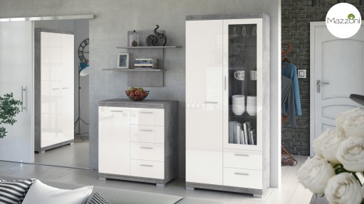 SIMPLE KWD1SZ2 витрина | ПОЛКА ШКАФНАЯ, ГЛЯНЦЕВОЕ СТЕКЛО